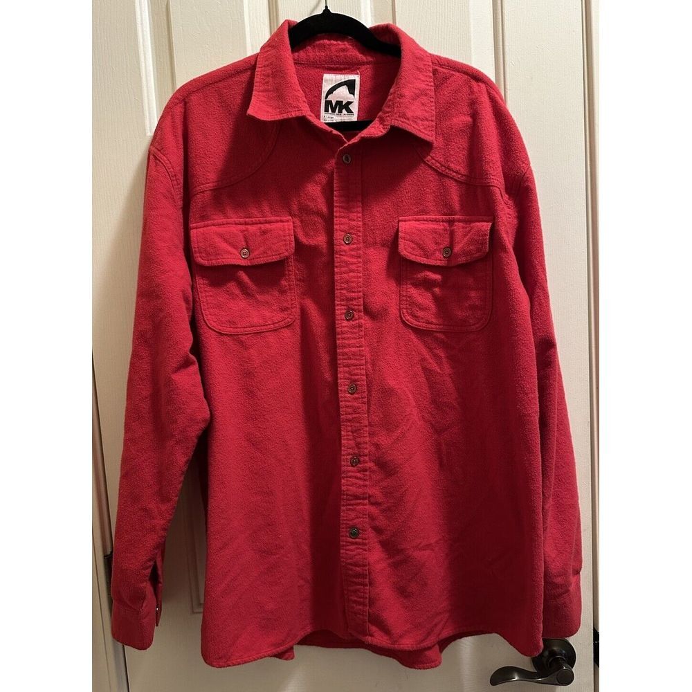 Mountain Khakis Christopher Fleece Lined Shirt Button Up Sz XL Great Condition